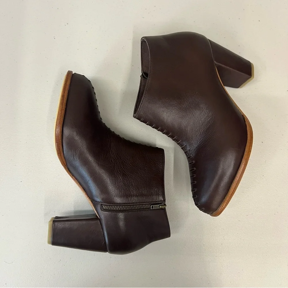 BaliElf ELF Monte Carlo Made by‎ Hand Dark Brown Leather Boots Size 7.5